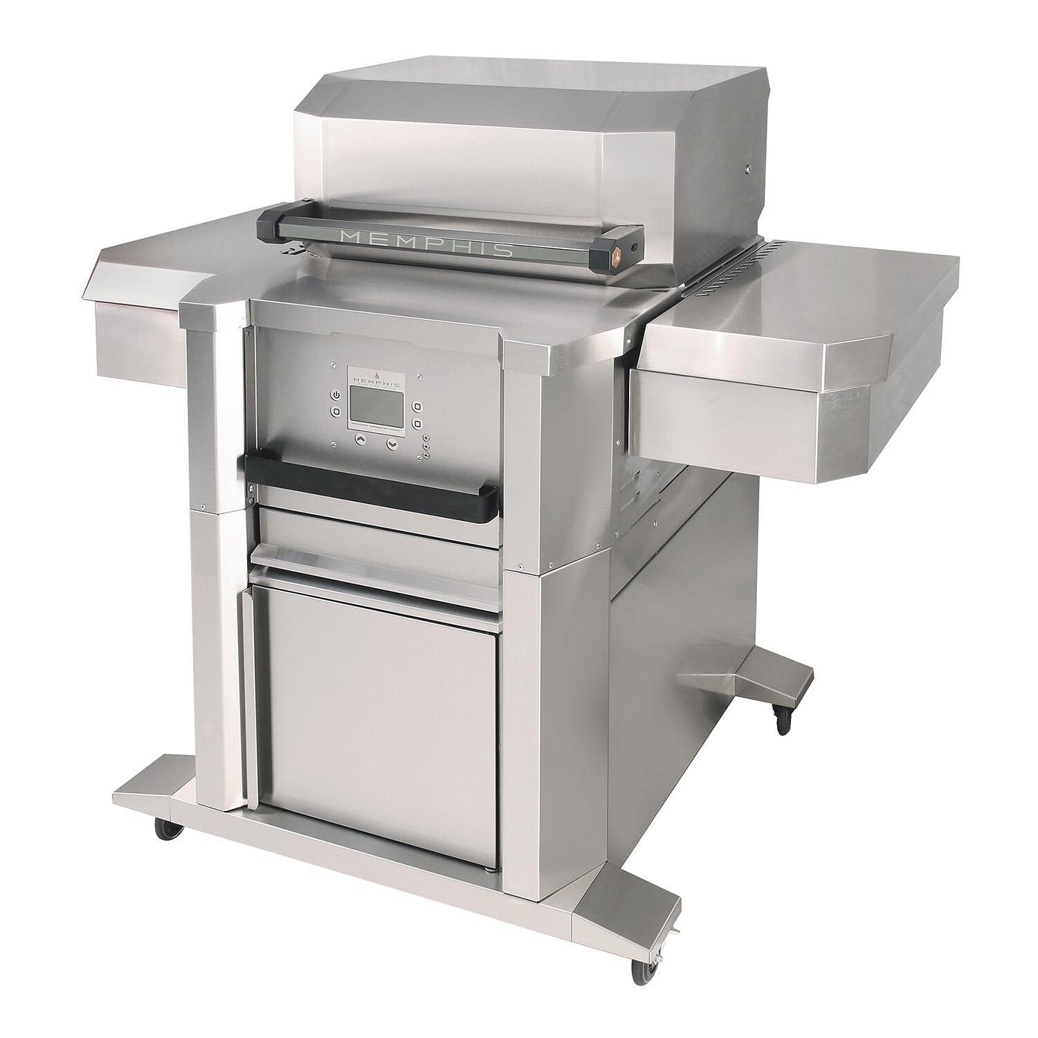 Memphis Grills MG01-06-001 Elevate Pellet Grills w/Fully Enclosed Cart - White Background thumbnail