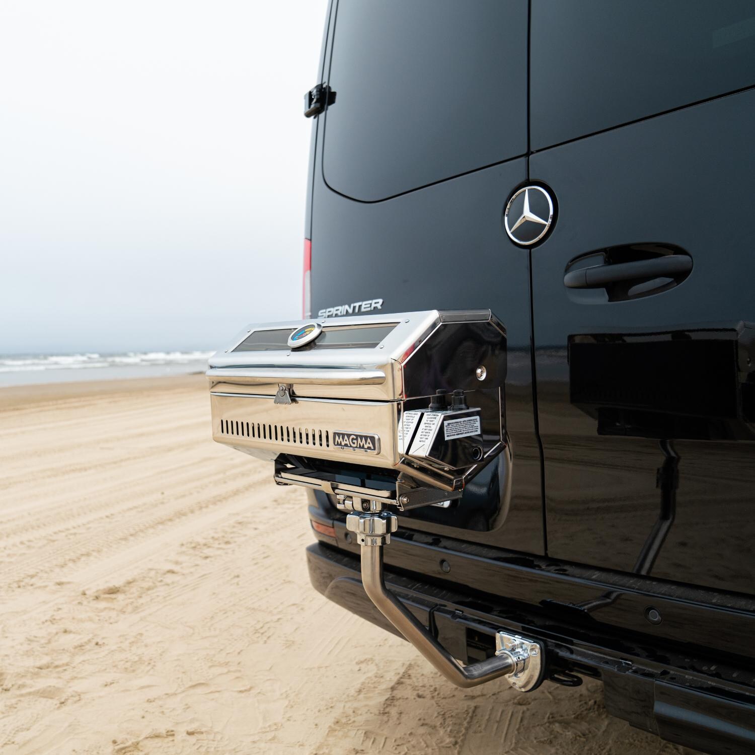 Magma T10-343 Trailer Hitch Slide Mount - Shown With Grill thumbnail