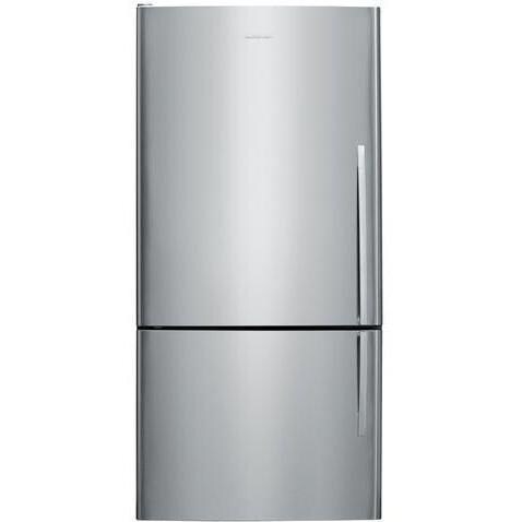 Fisher Paykel 17.6 Cu. Ft. Bottom Freezer Counter Depth Refrigerator W/ LH Curved Door - Stainless Steel - E522BLX5 thumbnail