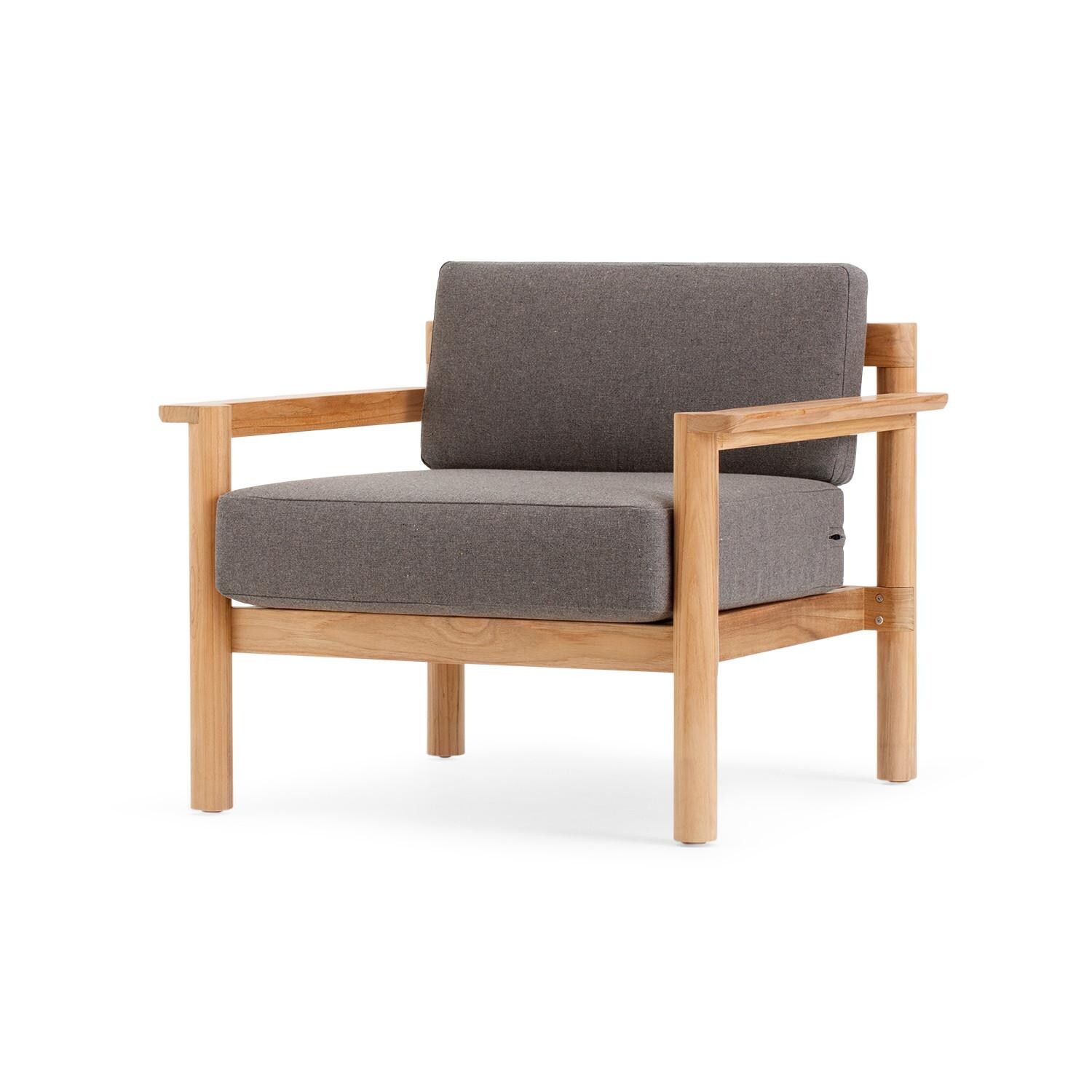 Neighbor HVN-CHAIR-GR-2 Chair W/ Teak Arms thumbnail