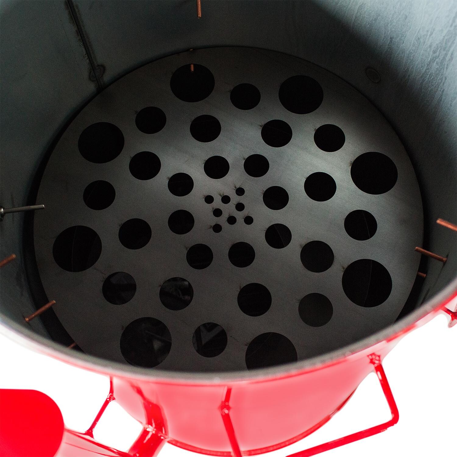 Gateway Drum Smokers Heat Diffuser Plate - Shown In Red Gateway Drum Smoker thumbnail