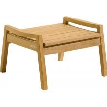 Siena Natural Shorea Patio Ottoman By Oxford Garden image