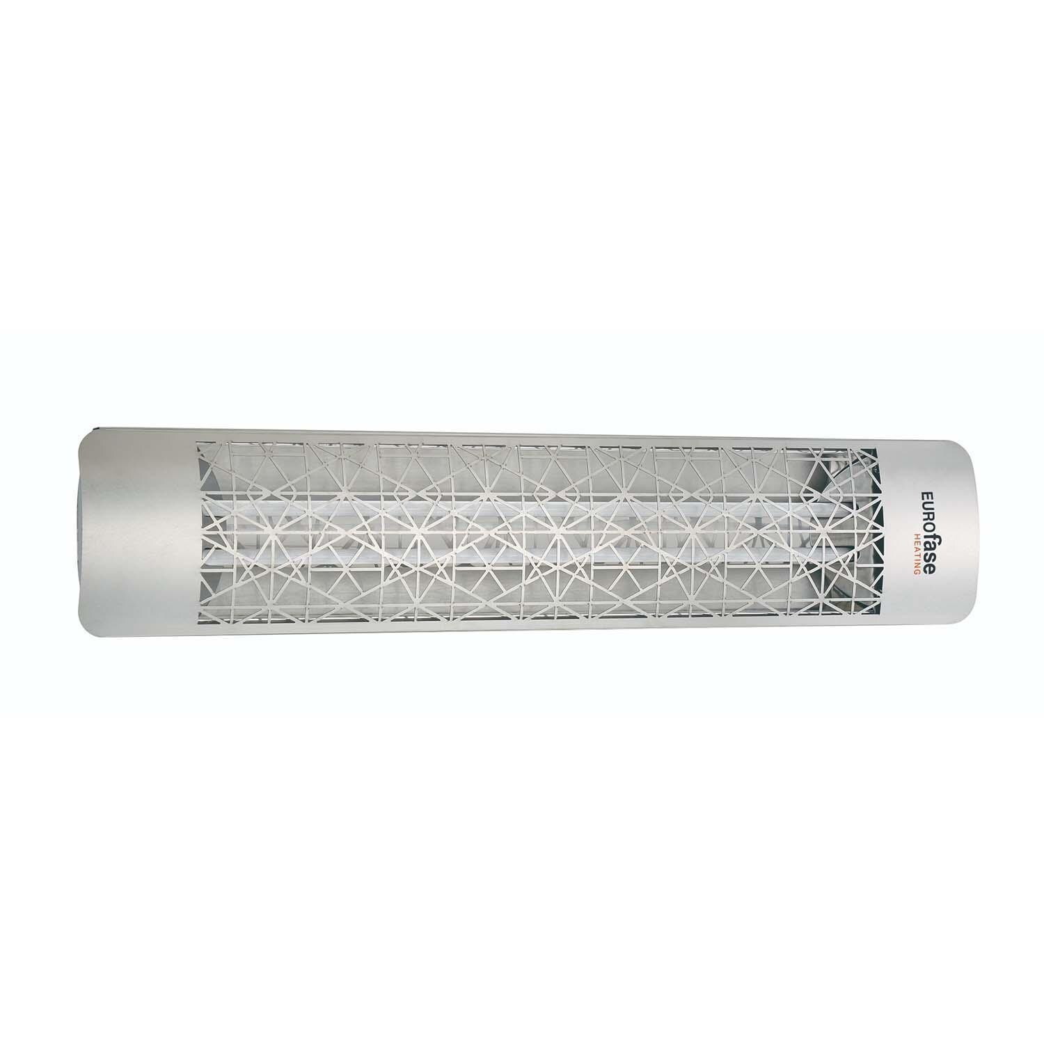 Eurofase EF40240W4 Astra Series 39-Inch 4000 Watt Dual Element 240V Electric Infrared Patio Heater - White - White Background thumbnail
