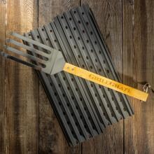GrillGrate 12-Inch Hard Anodized Aluminum 2-Panel Grill Surface Set With Grate Tool