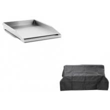 Summerset Deluxe Grill Cover & Stainless Steel Griddle Bundle For 44-Inch TRLD Built-In Gas Grills image