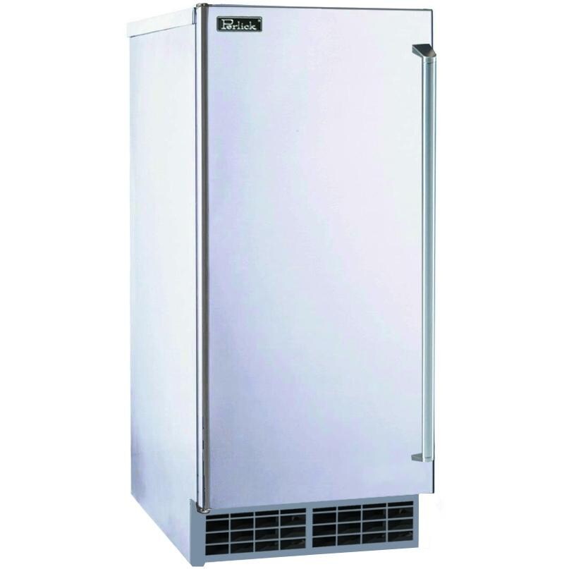 Perlick 30 Lb. Built-In Ice Machine - Custom Panel Wood Overlay Door / Stainless Steel Cabinet - H50IMW thumbnail