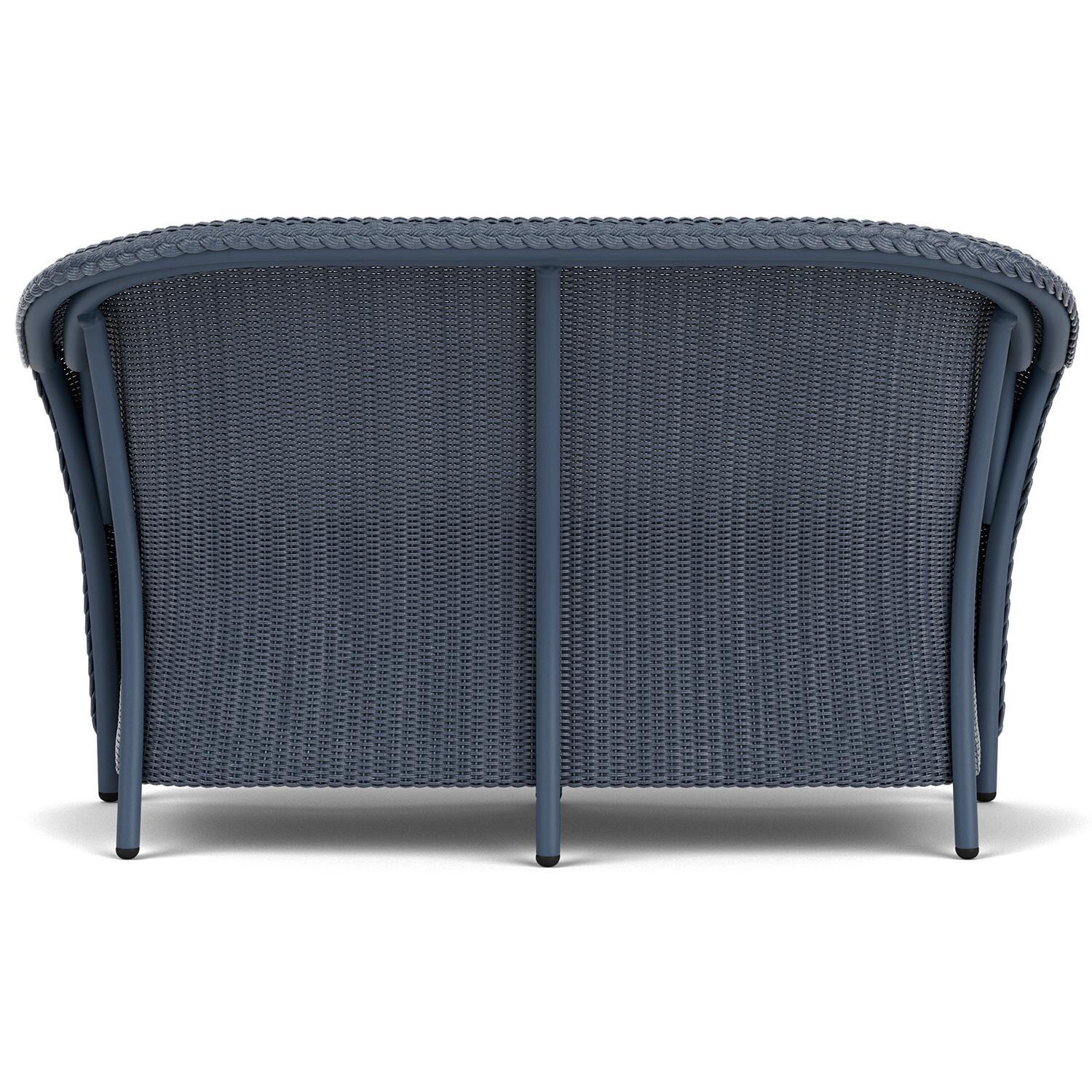 Lloyd Flanders Reflections 3-Piece Seating Set W/ Lounge Chairs in Denim Blue Finish - Loveseat Back thumbnail