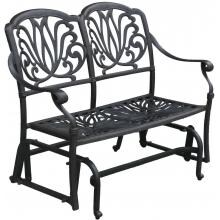 Darlee Elisabeth Cast Aluminum Patio Bench Glider image