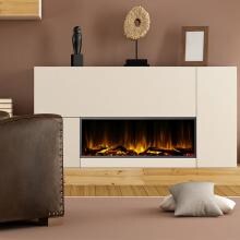 Dynasty DY-BEF57 Harmony Series 57-Inch Built-In Electric Fireplace