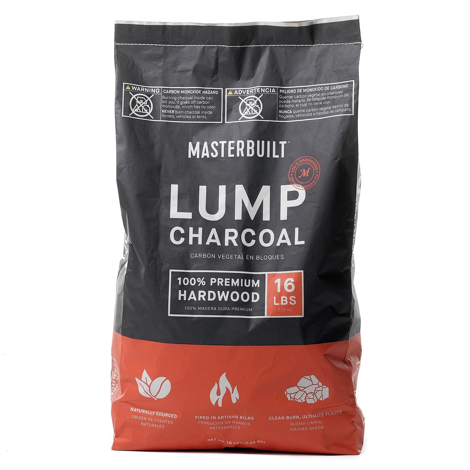 Masterbuilt MB20091621 Lump Charcoal - 16 Lbs - Bag - White Background thumbnail