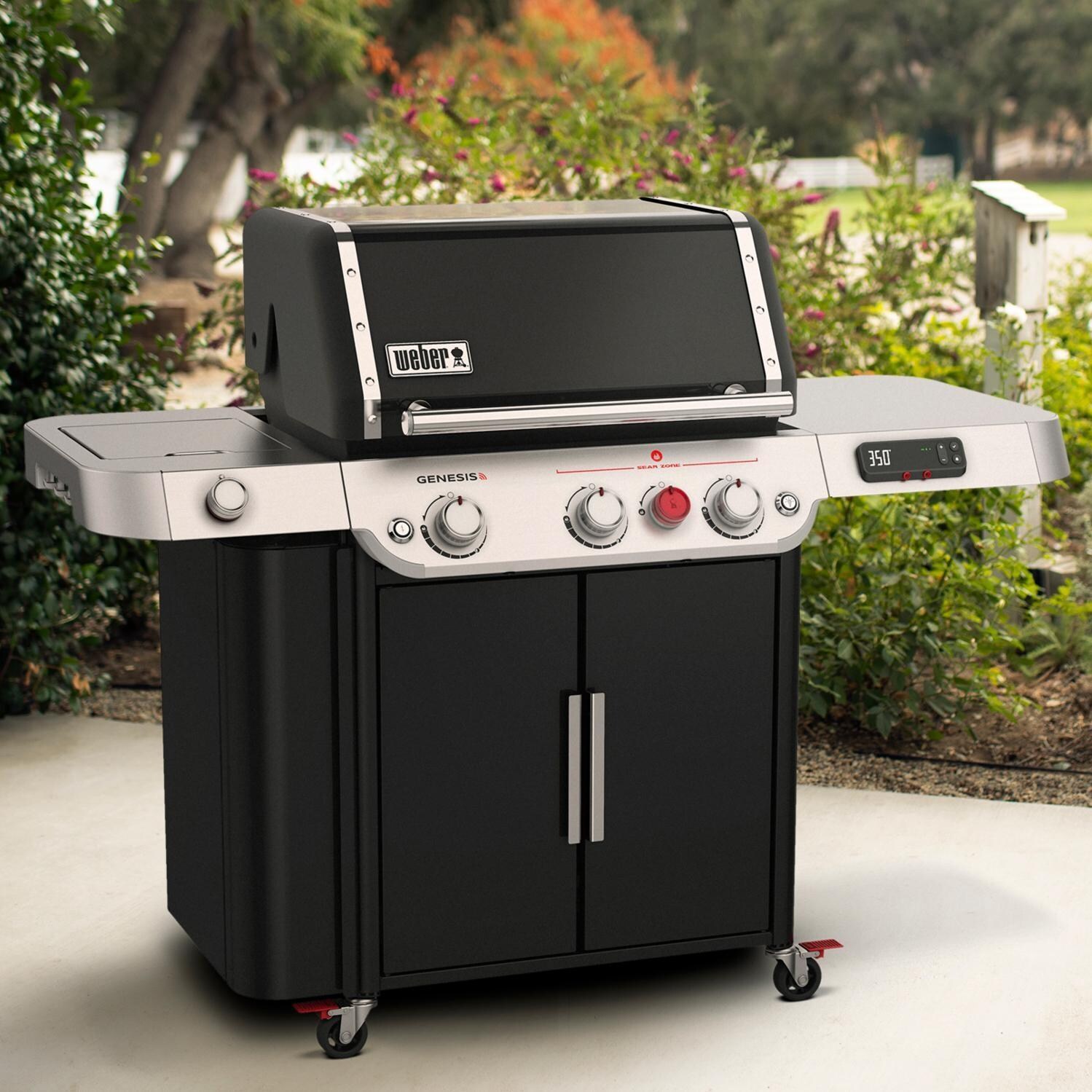 Weber GENESIS EPX-335 Propane Gas Smart Grill with Sear Burner & Side Burner - Black - 35810001