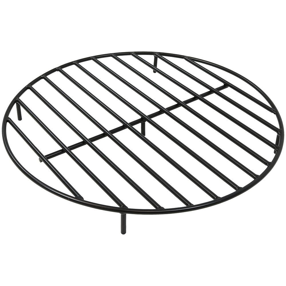 Ultimate Patio 30-Inch Round Steel Outdoor Fire Pit Grate