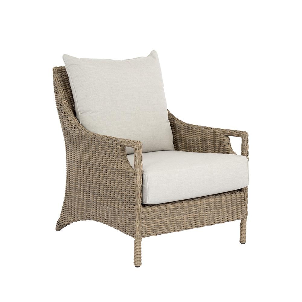 Sunset West - 2301-21-40433 - Ibiza Resin Wicker Patio Club Chair W/ Sunbrella Cast Silver Cushions thumbnail