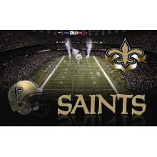 Team Sports America Sublimated Door Mat - New Orleans Saints image