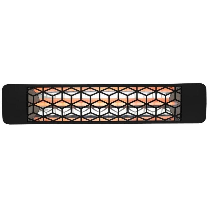 Eurofase EF25240B6 Stella Series 39-in 2500 Watt Single Element Marine Grade 240V Electric Patio Heater in Black - Display - White Background thumbnail