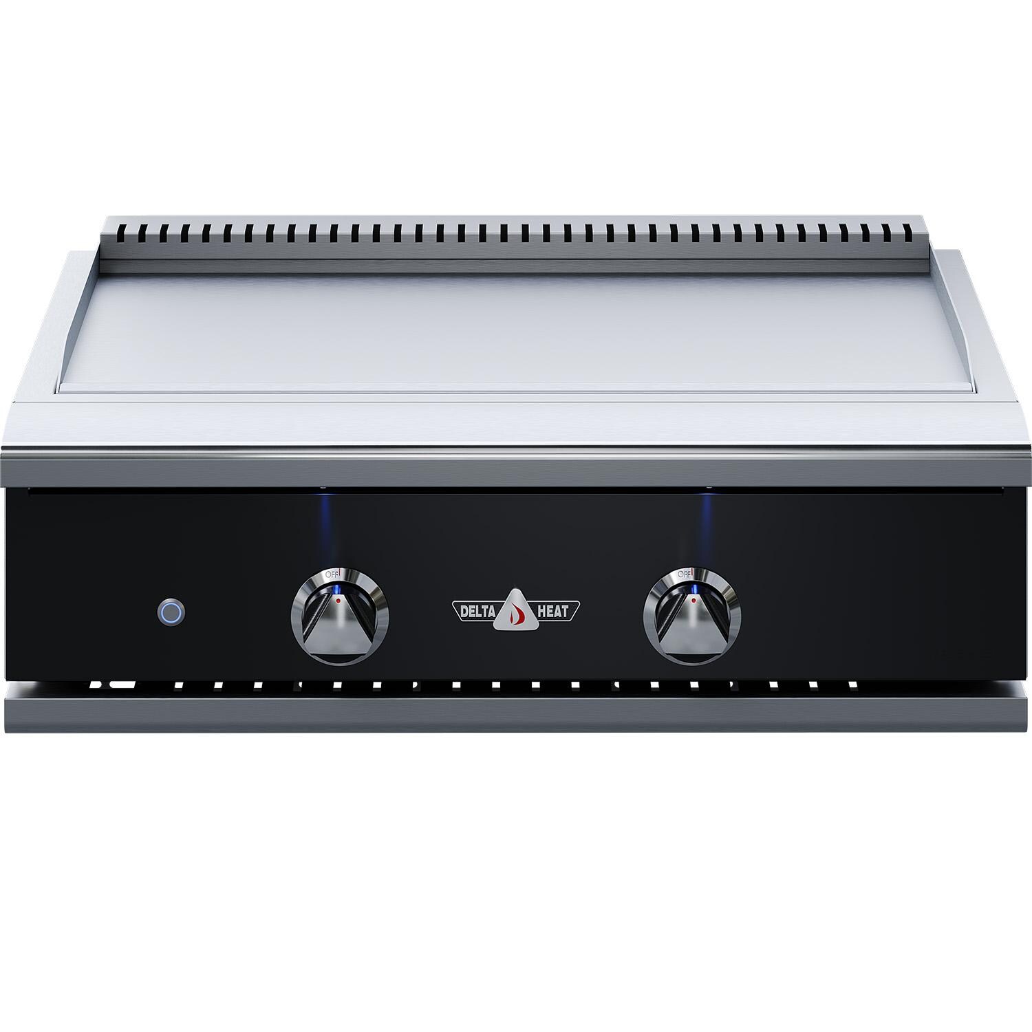 Delta Heat DHTG32-KN 32-Inch Built-In Natural Gas Teppanyaki Griddle - Black Control Panel thumbnail