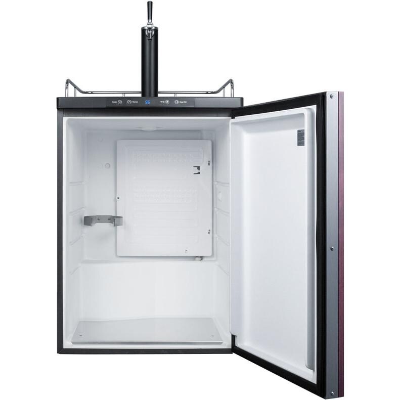 Summit 5.6 Cu. Ft. Built-In Single Tap Beer Dispenser / Kegerator - SBC635MBIIF - Empty View thumbnail