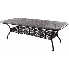 Darlee Series 60 92 X 42 Inch Cast Aluminum Patio Dining Table - Mocha image