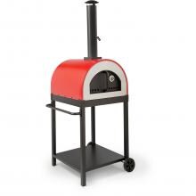 WPPO Deluxe 24-Inch Outdoor Wood-Fired Pizza Oven - Red - KU17RED