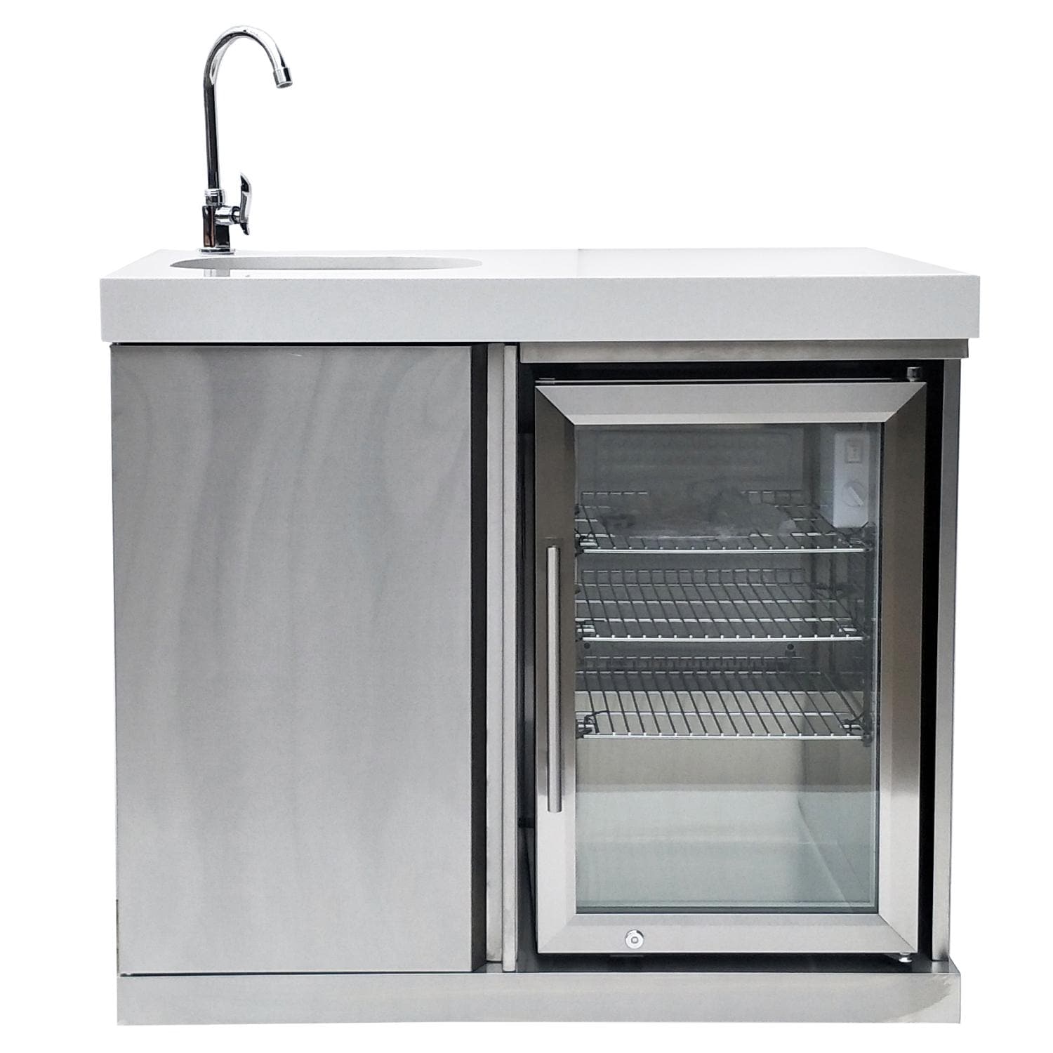 Mont Alpi Beverage Center Module W/ Sink & 2.6 Cu. Ft. Outdoor