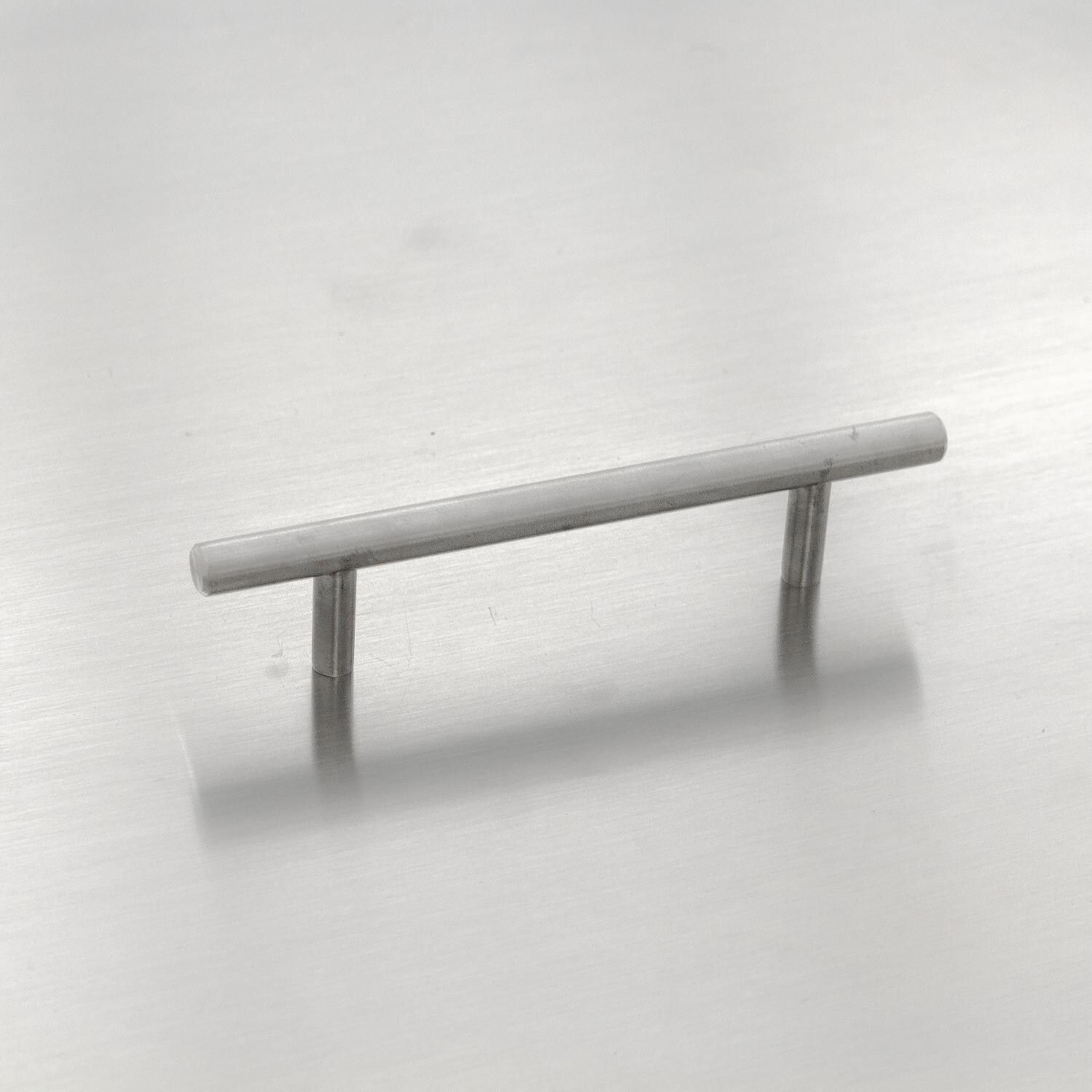 BBQGuys Signature Series 28-Inch Round Pan Cover - Stainless Steel - Handle Detail thumbnail