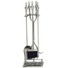 UniFlame 5-Piece Antique Brass Fireplace Tool Set With Urn Handles - T51040AB image