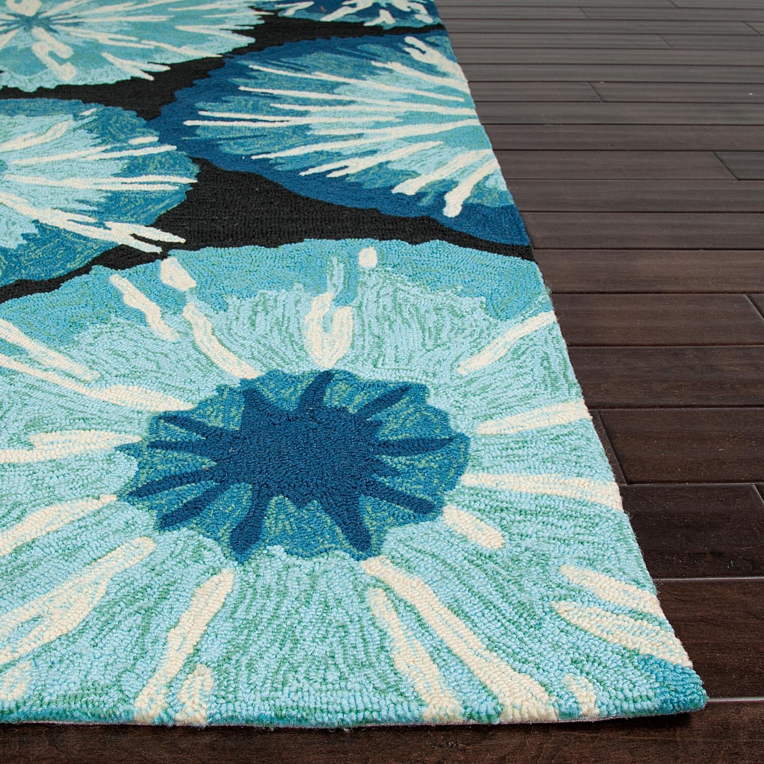 Jaipur Rugs Barcelona Starburst 5 X 7.6 Indoor/Outdoor Rug - Corner and Edge Detail thumbnail