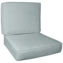 Sunbrella Canvas Spa Large Outdoor Replacement Club Chair Cushion Set W/ Piping By BBQGuys