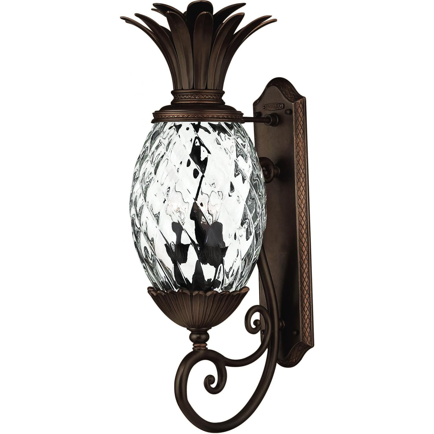 Hinkley Lighting Plantation Three Light 28-Inch Outdoor Wall Light - Copper Bronze - 2224CB