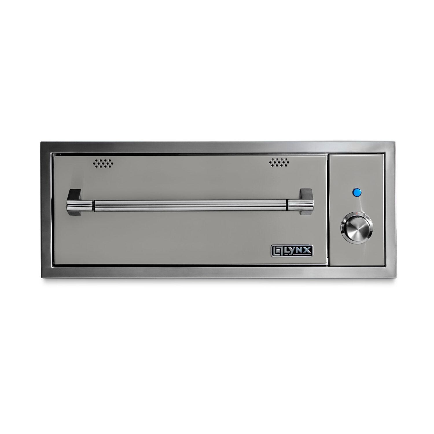 Lynx L30WD-1-LS Professional 30 Inch Built-In 120V Electric Outdoor Warming Drawer in Limestone - Display - White Background thumbnail