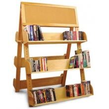 Rack With Two Cork Boards 6 Adjustable Shelves image