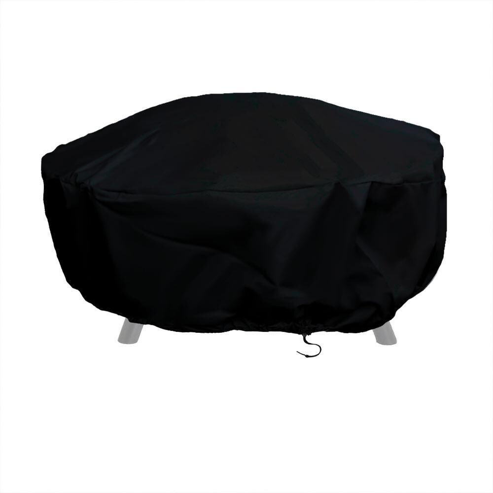 Ultimate Patio 48-Inch Heavy Duty Round Black Fire Pit Cover thumbnail