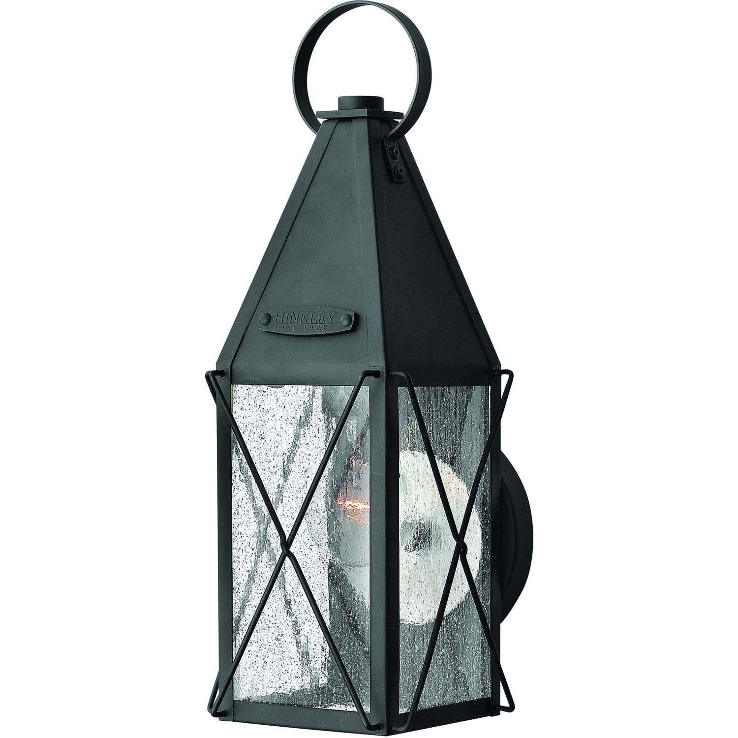 Hinkley Lighting York One Light 15-Inch Outdoor Wall Light - Black - 1840BK