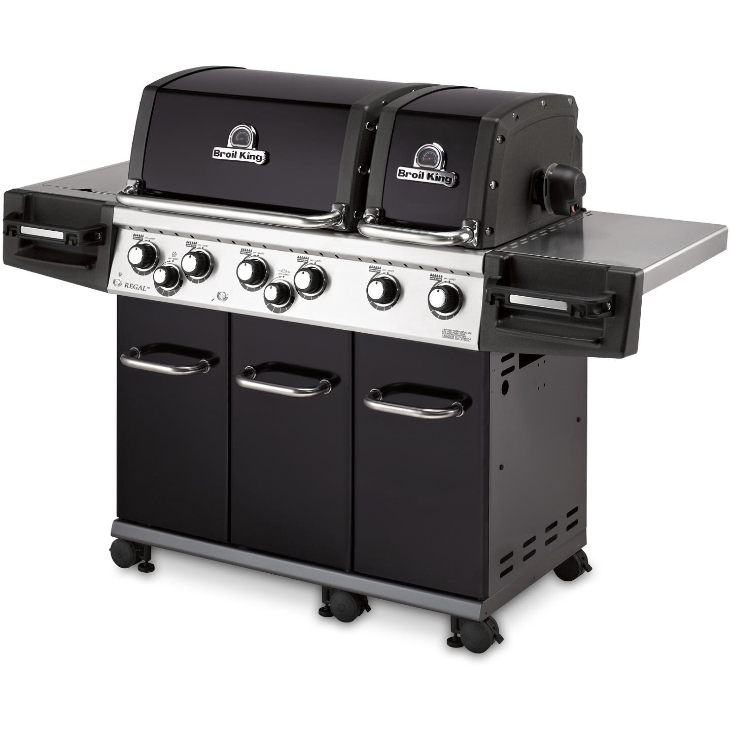 Broil King Regal XL Pro 6-Burner Freestanding Gas Grill - Angled View thumbnail