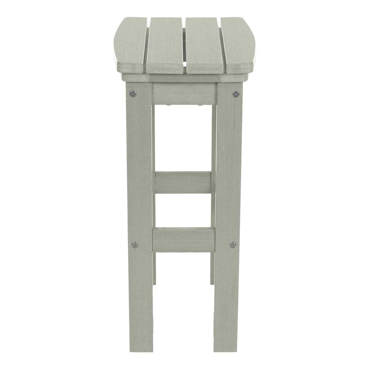 Hart Lane Polyresin Bar Stool in Eucalyptus By Lakeview Outdoor Designs - Side - White Background thumbnail