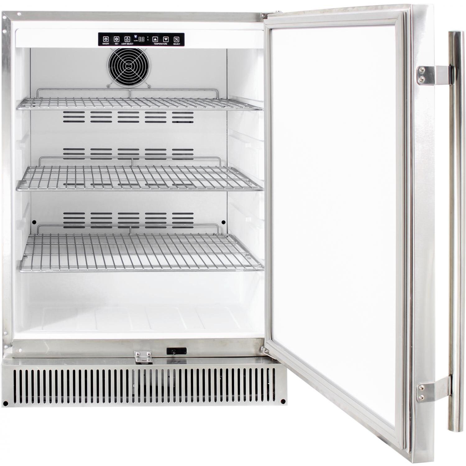 Blaze 24-Inch Outdoor Stainless Steel Compact Refrigerator - Open View thumbnail