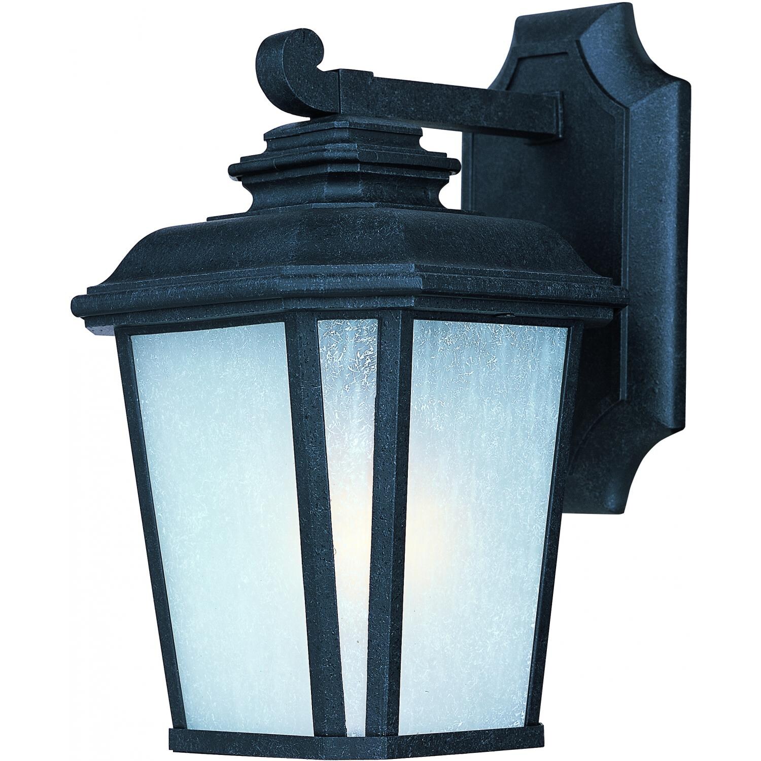 Maxim Radcliffe One Light 11-Inch Outdoor Wall Light - Black Oxide - 3342WFBO