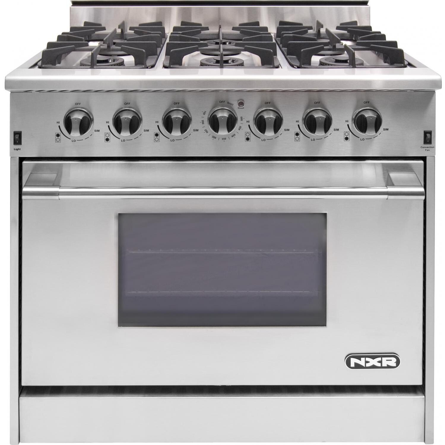 NXR 36-Inch 6-Burner Natural Gas Professional Range DRGB3602