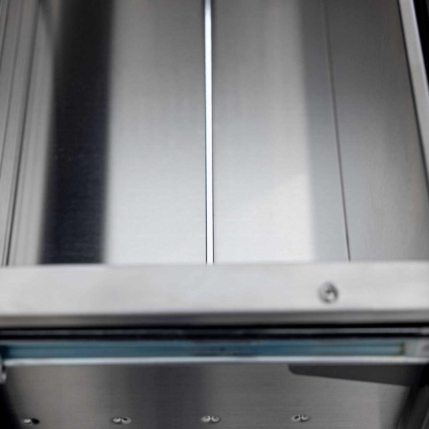 Blaze BLZ-SSRF-DBDR5.1 - 5.1 Cu. Ft. Outdoor Rated Stainless Steel Double Drawer Refrigerator - Drawer Slide - Detail thumbnail