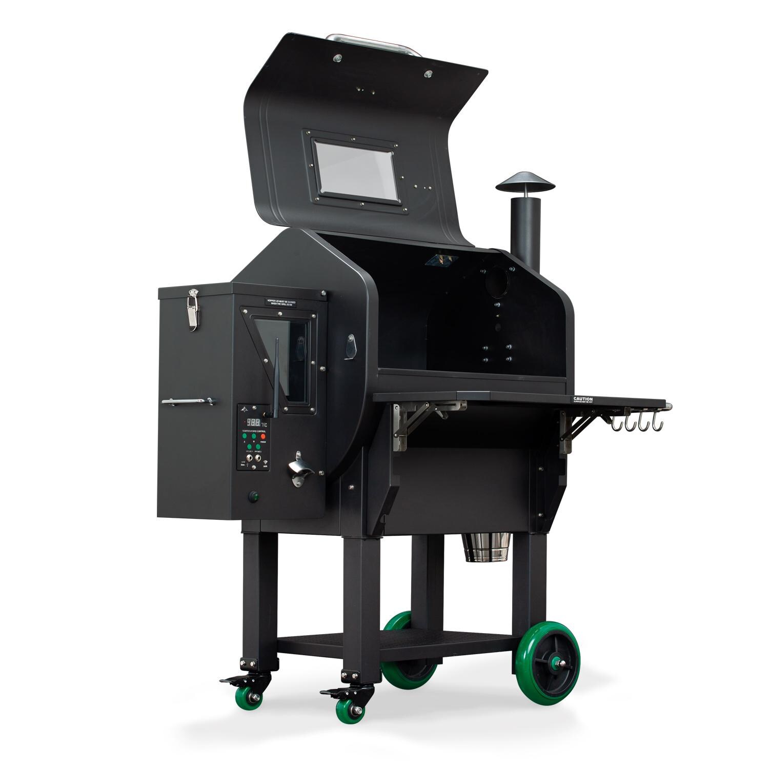 Green Mountain Grills Ledge Wi-Fi Controlled Wood Pellet Grill - Angled Right thumbnail