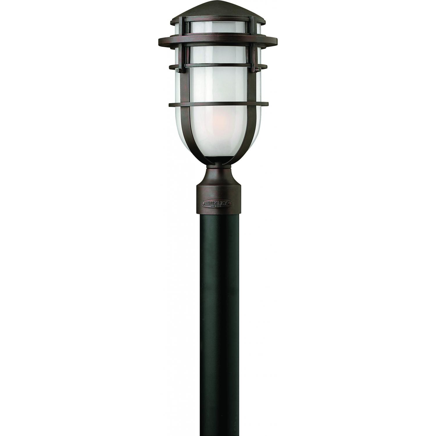 Hinkley Lighting Reef 1951VZ 100W One Light Outdoor Post Light - Victorian Bronze thumbnail