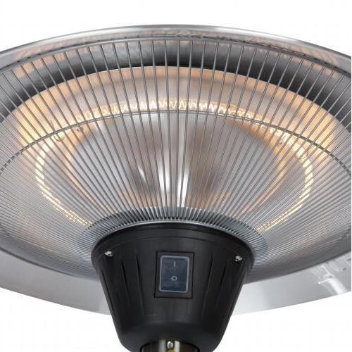 Fire Sense Frisco 1,500W Electric Patio Heater - Stainless Steel - 62218 - Head Detail thumbnail
