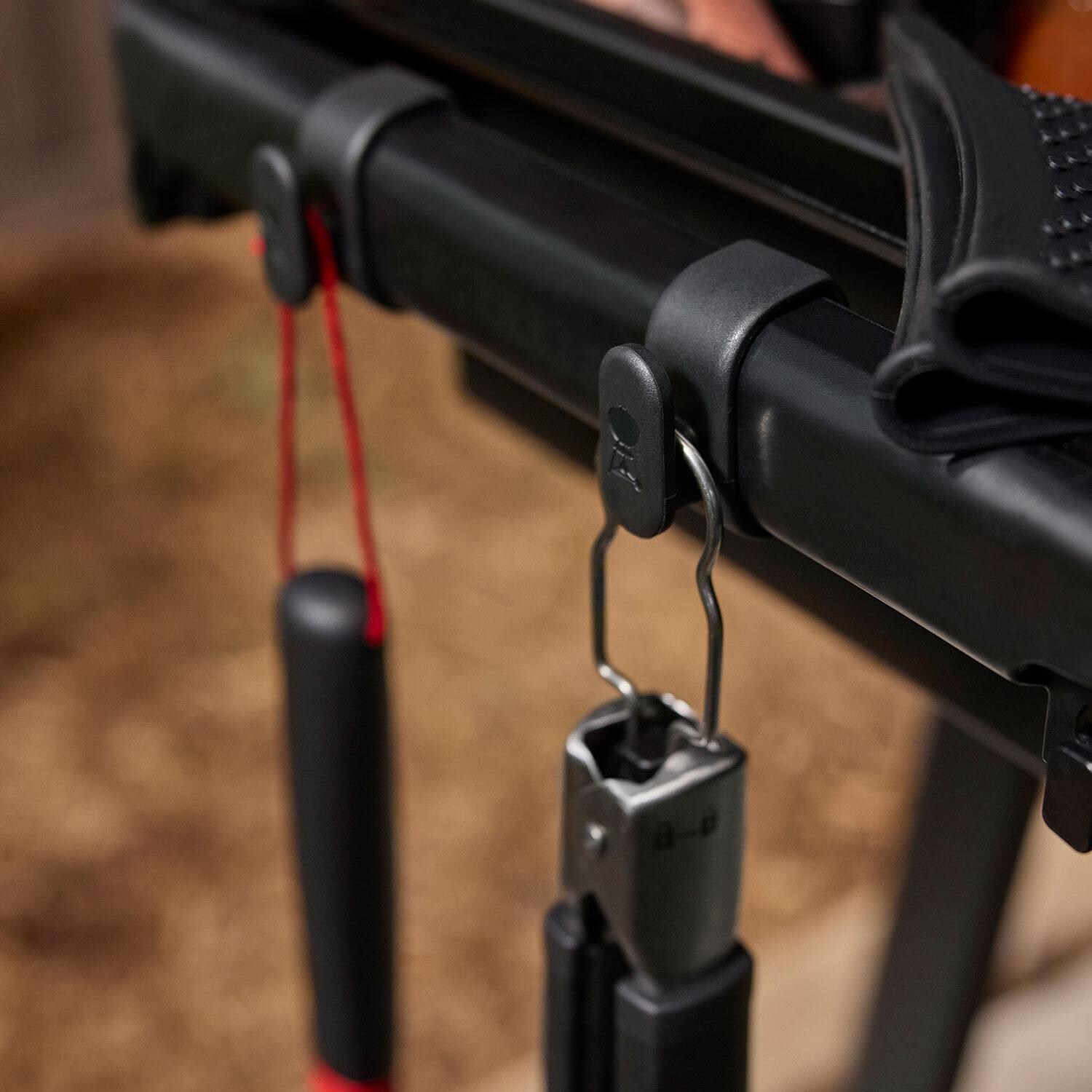 Weber 3400519 Works Tool Hooks Set - Essentials on Hooks - Close Up - Lifestyle thumbnail