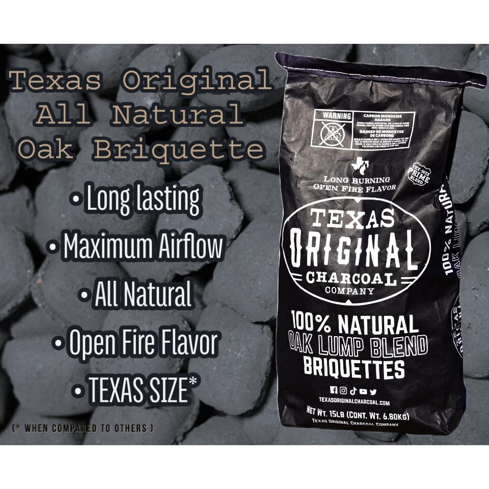 Texas Original Pits TXOG-OL20 20 Lb Lump Charcoal - Product Sell Card thumbnail