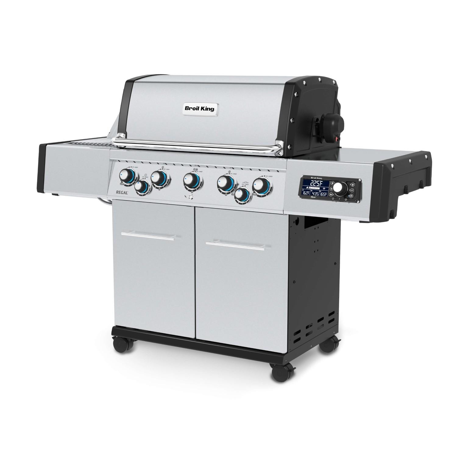 Broil King 688347 Regal QS 590 Pro IR Natural Gas Grill - Angled Left - White Background thumbnail