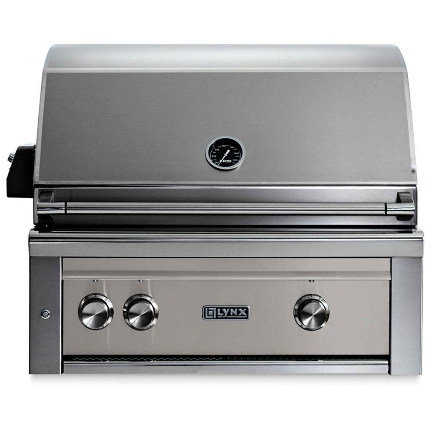 Lynx Professional 30 Inch Built-In All Infrared Trident Propane Grill w/ Rotisserie in Limestone - L30ATR-LSLP