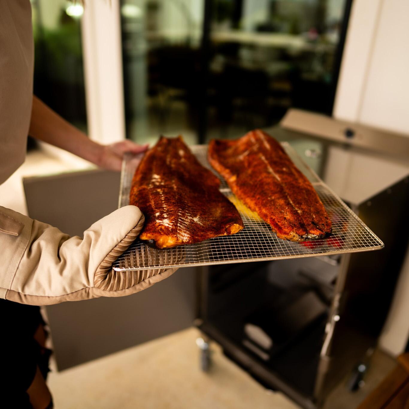 Smokin Tex 1402 Seafood Grill for The OG Legacy Series Smokers - Lifestyle thumbnail