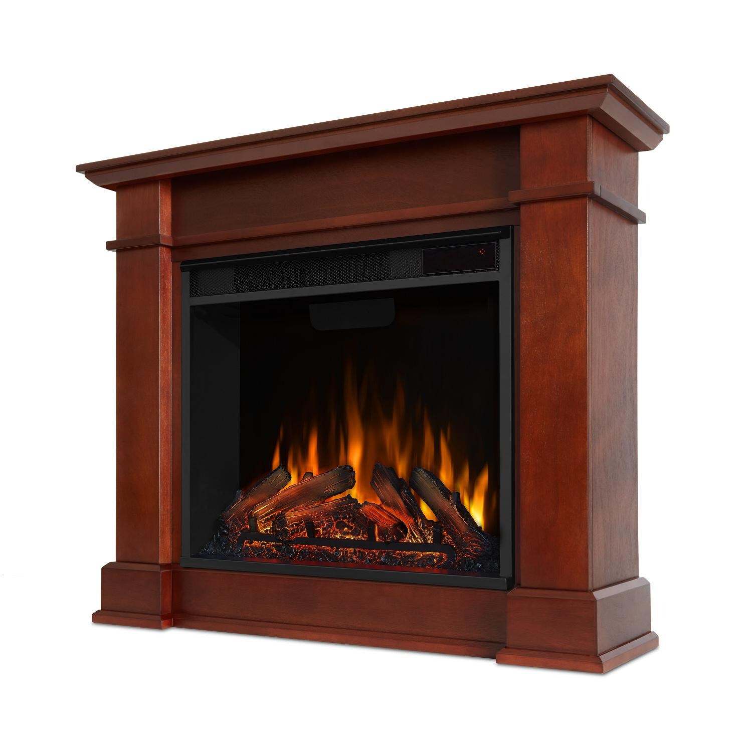 Real Flame - 1220E-DE - Devin Petite 36-Inch Electric Fireplace With Mantel - Dark Espresso - Front thumbnail