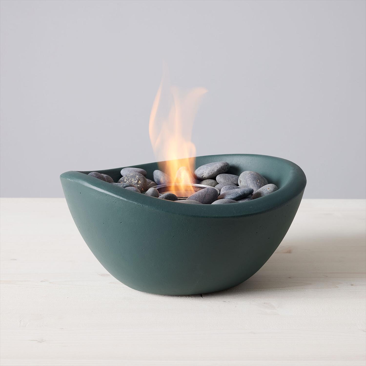 TerraFlame Wave Table Top Fire Bowl - Comex Green thumbnail
