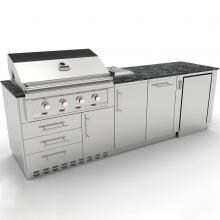 Sunstone 12-Piece Ruby 36-Inch Natural Gas Outdoor Kitchen Package